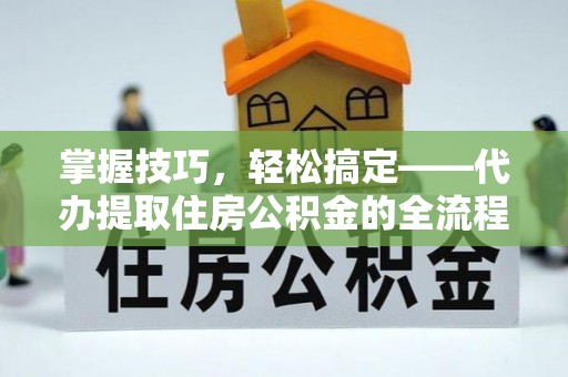 柘城掌握技巧，轻松搞定——代办提取住房公积金的全流程解析