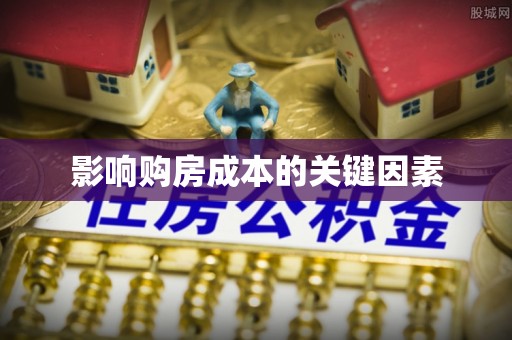 柘城影响购房成本的关键因素