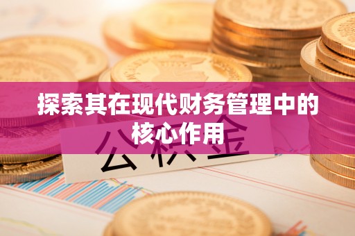柘城探索其在现代财务管理中的核心作用