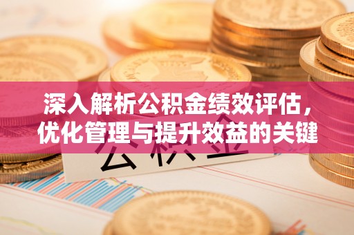 柘城深入解析公积金绩效评估，优化管理与提升效益的关键路径