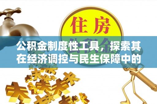 柘城公积金制度性工具，探索其在经济调控与民生保障中的重要作用