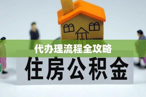 柘城代办理流程全攻略