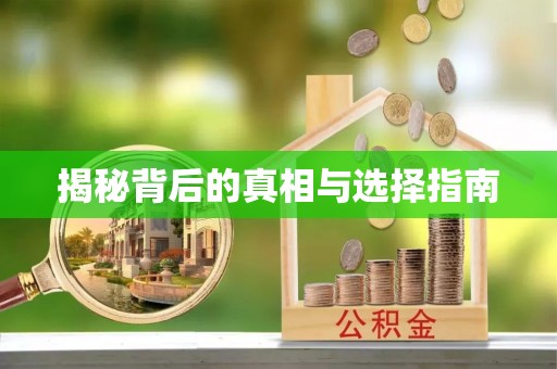 柘城揭秘背后的真相与选择指南