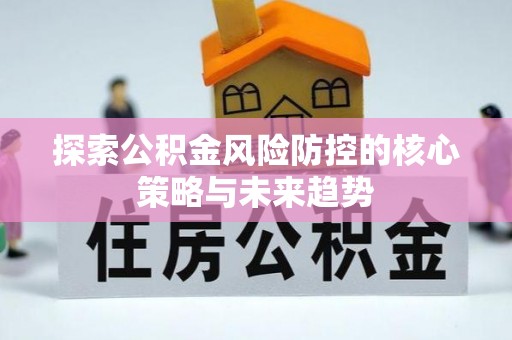 柘城探索公积金风险防控的核心策略与未来趋势
